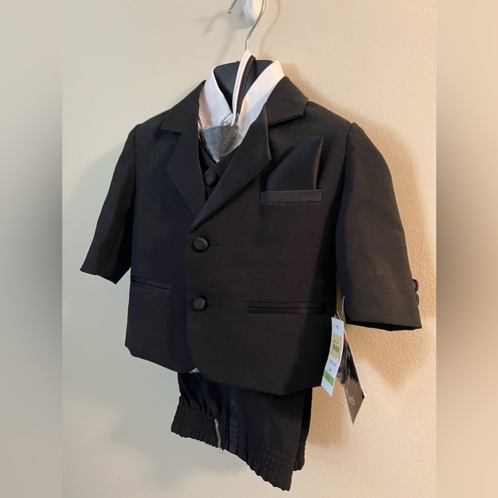 Infant Black Formal Suit Set